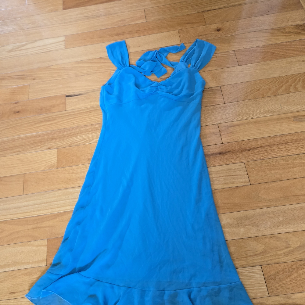 Wishes Wishes Wishes Vibrant Blue Casual Dress